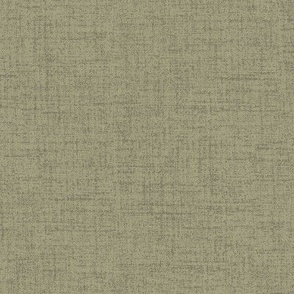 Linen look fabric or wallpaper with a subtle texture of woven threads - Viridis Green & Khaki