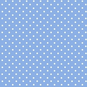 Blue and White Polka-dots