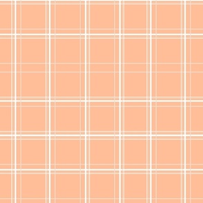 Light Beige Plaid Fabric, Wallpaper and Home Decor | Spoonflower