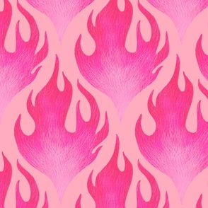 Hot Pink Flames