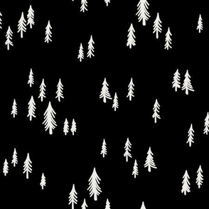 black forest small trees black