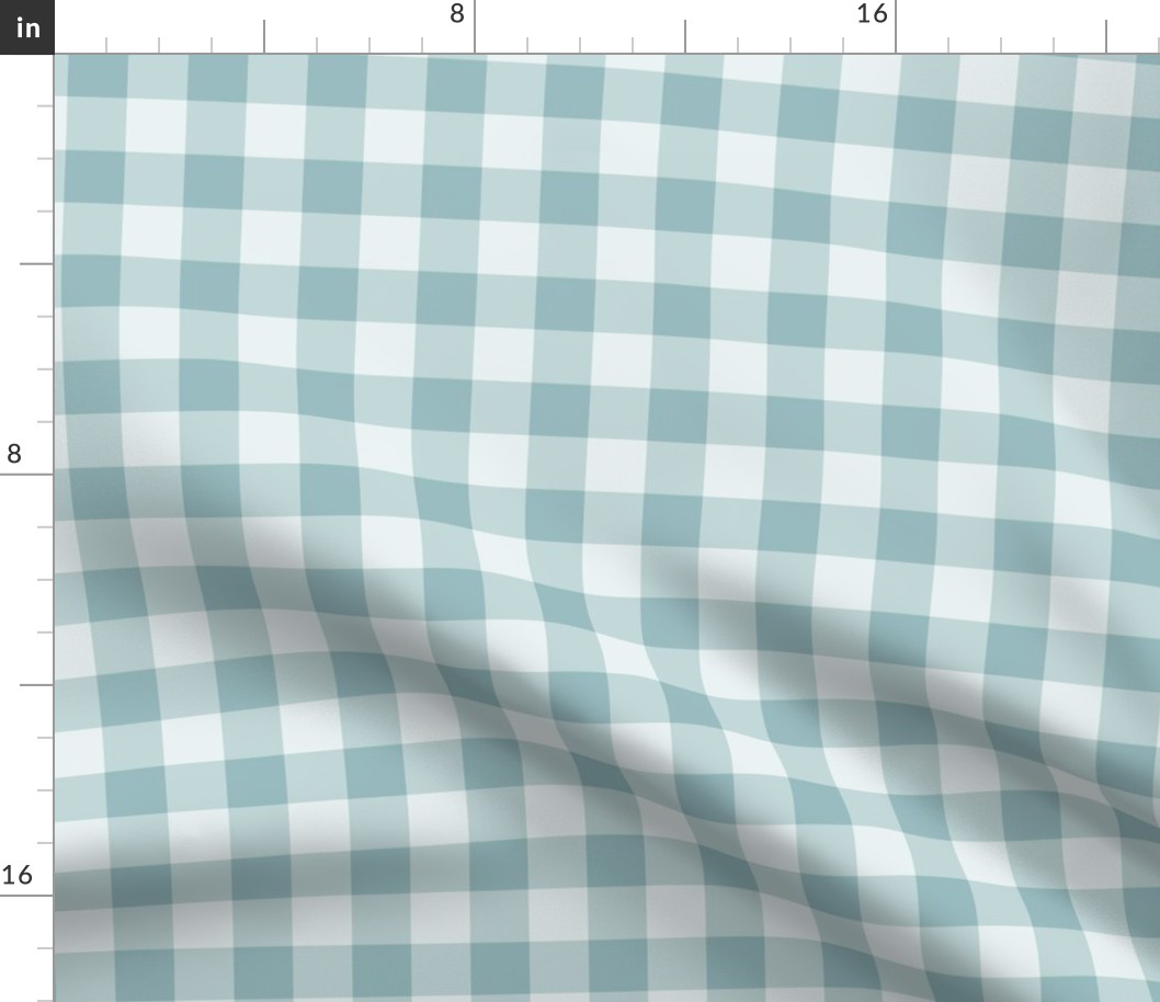 1" Gingham Check (buxton blue) In My Wildest Dreams coordinate