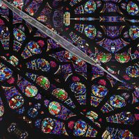 Notre Dame rose window fragments