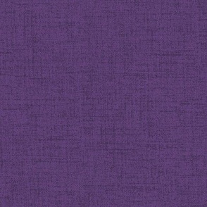 Linen look fabric or wallpaper with a subtle texture of woven threads - Violet & Aubergine