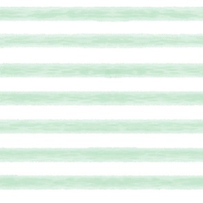 Light Green Watercolor Painted Stripes