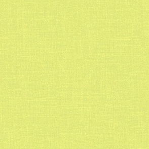 Linen look fabric or wallpaper with a subtle texture of woven threads - Chartreuse Green & Lime