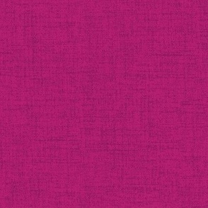 Linen look fabric or wallpaper with a subtle texture of woven threads - Magenta & Fuchsia Pink