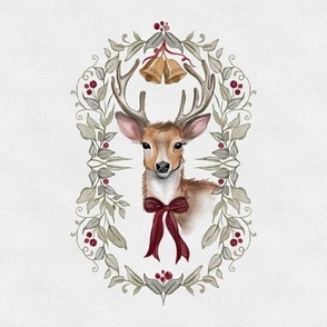 Whimsical Christmas Reindeer