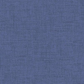 Linen look fabric or wallpaper with a subtle texture of woven threads - Elemental Blue & Denim