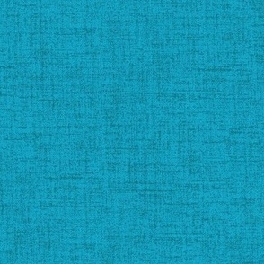Linen look fabric or wallpaper with a subtle texture of woven threads - Turquoise & Teal