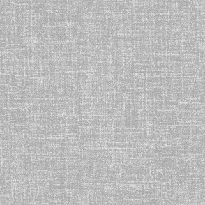 Linen look fabric or wallpaper with a subtle texture of woven threads - Pewter Gray & Platinum Grey