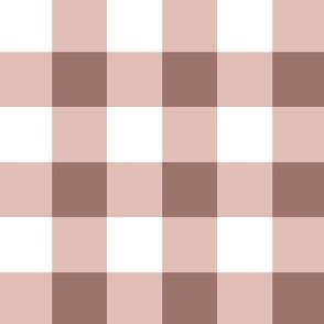 warm homely brown gingham