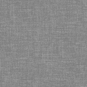 Linen look fabric or wallpaper with a subtle texture of woven threads - Slate Gray & Silver