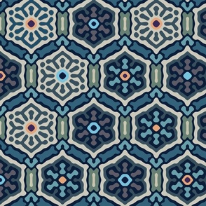 Eclectic Moroccan Nautical Tiles