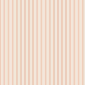 simple peach and cream stripe