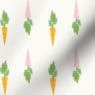 Large-scale Little Carrots - Cream