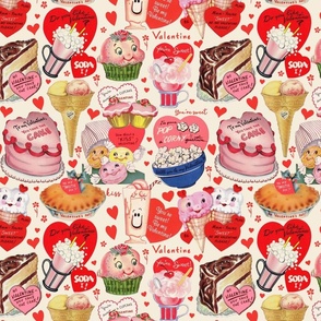 Sweet Vintage Treats Kitsch Valentine - Large Scale