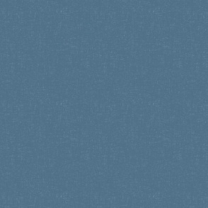 Admiral Blue textured solid (#507188) - nautical blue, dusty blue, muted mid blue, warm blue, french blue, antique blue - Coastal Chic collection Solid, blender