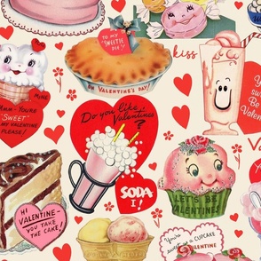 Sweet Vintage Treats Kitsch Valentine - XL Scale
