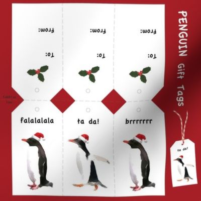 Penguin Gift Tags