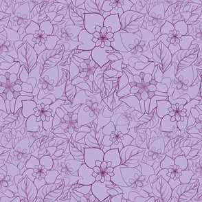 Hoya |  S2439 Lavender Phlox  Sm