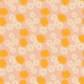 Charming Daisy Delight - Vintage-Inspired - Yellow
