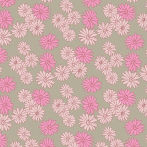 Charming Daisy Delight - Vintage-Inspired - pink