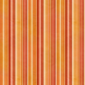 Dragon fire watercolor stripe coordinate orange & burnt orange small