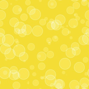 yellow bubbles circles  dots