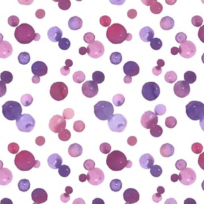 Dragon fire watercolor dots coordinate pink and purple