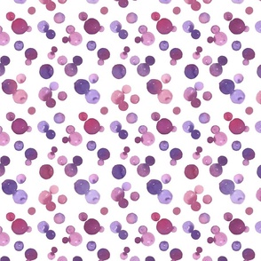 Dragon fire watercolor dots coordinate pink and purple small