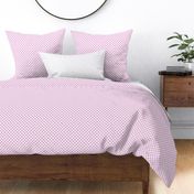 Checkers Pattern in Bright Pastel Pink and White / Checked, checkered, checkerboard girl