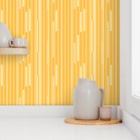 modern lines / stripes in shades of a happy sunny yellow - medium scale