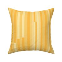modern lines / stripes in shades of a happy sunny yellow - medium scale