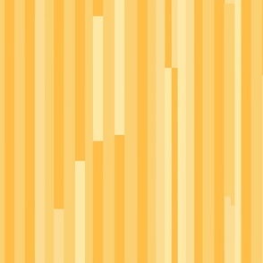 modern lines / stripes in shades of a happy sunny yellow - medium scale