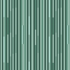 modern lines / stripes in shades of green - small scale