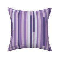 modern lines / stripes in shades of violet, lilac, purple - medium scale