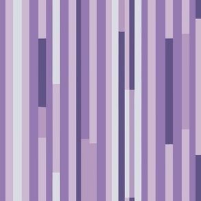 modern lines / stripes in shades of violet, lilac, purple - medium scale