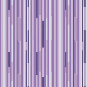 modern lines / stripes in shades of violet, lilac, purple - small scale