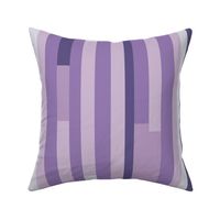 modern lines / stripes in shades of violet, lilac, purple - large scale