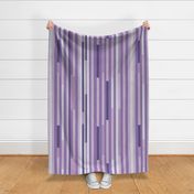 modern lines / stripes in shades of violet, lilac, purple - large scale