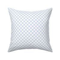 Checkers Pattern in Pastel Baby Blue / Small Checkered, checked, checkerboard