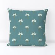 Tropical Palm - Medium Blue