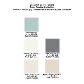 Smoke Color Palette Benjamin Moore Color Preview Collection
