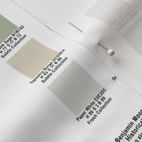 Saybrook Sage Color Palette Benjamin Moore Historical Colors Collection