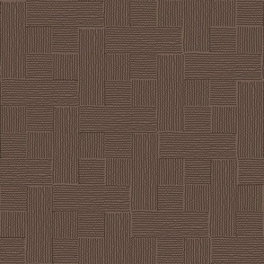 413 - medium small scale wriggly wonky tessellated cross, hand drawn waves irregular lines, set to give the illusion of light and shadow. For small decor items like cushions and placemats, warm neutral serene  wallpaper, unisex decor and gender neutral ap