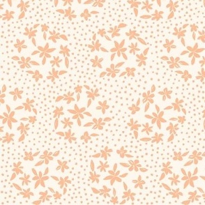 Floral Polka-Small-Cream Peach Fuzz Pantone colour of the year_Hufton-Studio
