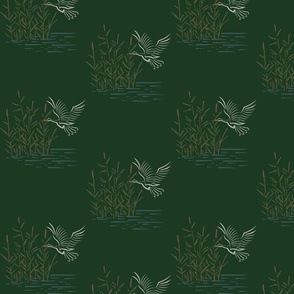 Stalks & reeds (green)