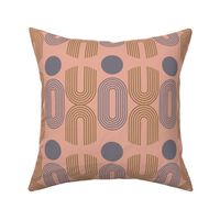Deco naughts, dots and crosses (pink)