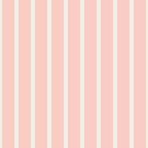 peach and cream simple stripe